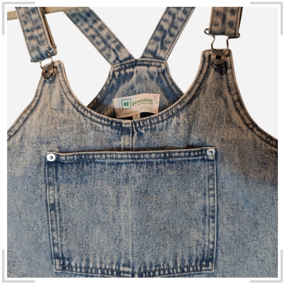Denim Womans Overall Dress - Picture 3 of 8